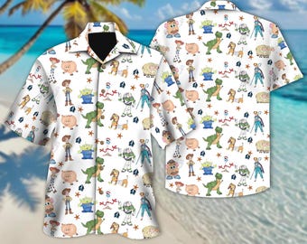 Trendy Toy Story Hawaiian Shirt, Magical Castle Hawaiian Shirt Woody Buzz Lightyear Button Up Shirt, Best Hawaii Shirt For Toy Story Lovers