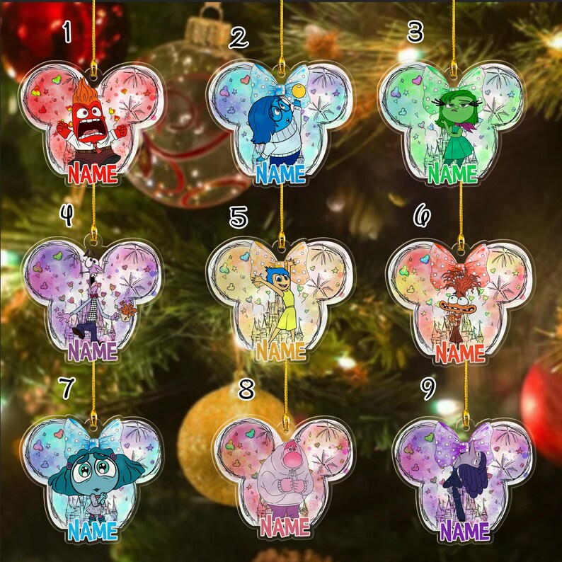 Personalized It's Okay to Feel All the Feels Matching Ornament, Inside