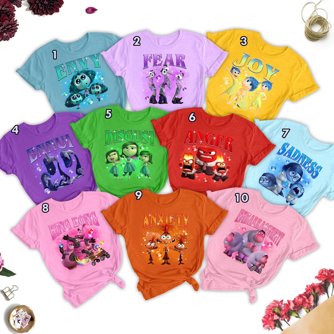 Inside Out 2 Movie Shirt, Core Memory Day Shirt, Inside Out Characters ...