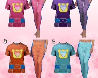 SuperKitties Suit Cosplay Funny Halloween 3D, SuperKitties Costume Combo Shirt And Legging, Super Cat Hero Halloween Costume Cosplay