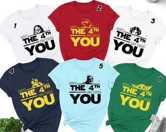 May The 4th Be With You Matching Shirt, May The Fourth Vacation Family Shirt, Galaxy Hero Group Matching Tee, Star Planet War Day Gift RE