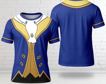 The Beast Prince Costume Cosplay 3D Shirt, Halloween Costume For Family Group T Shirt, Princess And Monster Couple Shirt, Gift For Couple