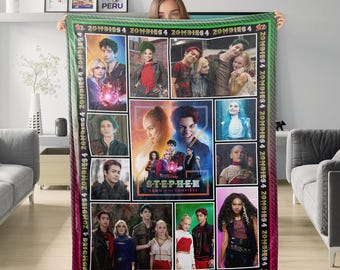 Personalized Disney Zombies 4 Blanket Gift, Dawn Of The Vampires Birthday Blanket, Zombies 4 Dawn Of The Vampires Blanket, Zombies 4 Blanket