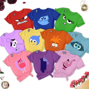 Inside Out Emotions Shirt, It's Okay to Feel All the Feels Shirt, Core ...