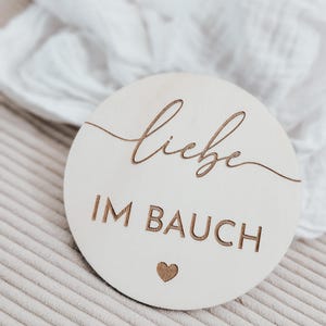 Liebe im Bauch - Schwangerschaftsankündigung - Schwanger - Wir werden Eltern