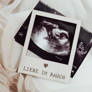 Liebe im Bauch - Bad zu Dritt - Endlich Schwanger - Schwangerschaftsankündigung - Polaroid - Instagram - Fotorequisite - Meilenstein