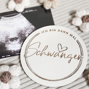 Ich bin dann mal Schwanger - Schwangerschaftsankündigung - Schwangerschaftsverkündung - Wir werden Eltern - Liebe im Bauch