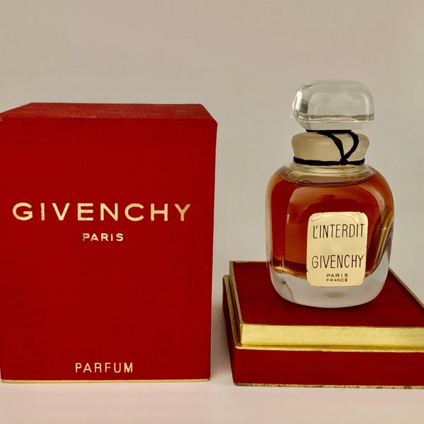 Givenchy L'Interdit Perfume 1 fl. oz. Original 1957 Vintage Collectible Sealed