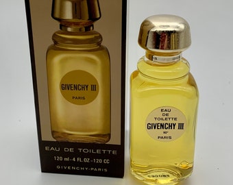 Givenchy III Eau de Toilette 4 fl. oz. Original 1970 Vintage Collectible Sealed Box