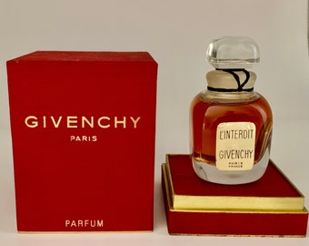 Givenchy L'Interdit Perfume 1 fl. oz. Original 1957 Vintage Collectible Sealed