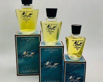 LANCÔME CLIMAT Sammlung von Eau de Toilette 4 fl.oz. 2 fl.oz. und 1 fl.oz. Neu, vintage