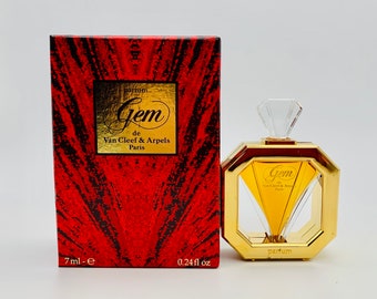 Gem by Van Cleef & Arpels. PARFUM 0.24 Fl. Oz. / 7ml. Vintage