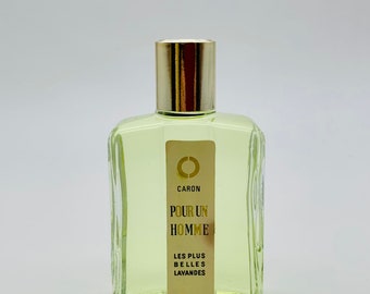 Caron para um homem. Les plus belles lavandes 2 fl. onças. Colecionável vintage