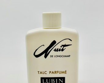 LUBIN Nuit de Longchamp Talkum Parfumé. Vintage.