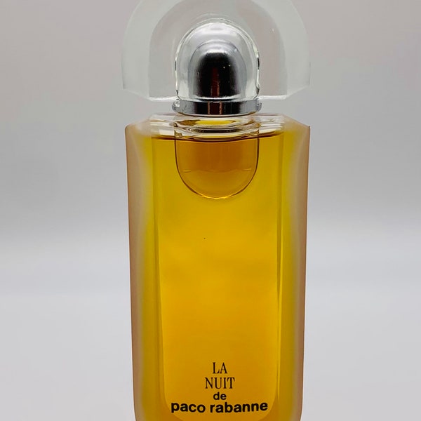 Eau de parfum Paco Rabanne La Nuit 50 ml / 1,7 fl. onces Boîte neuve scellée vintage Collectibles