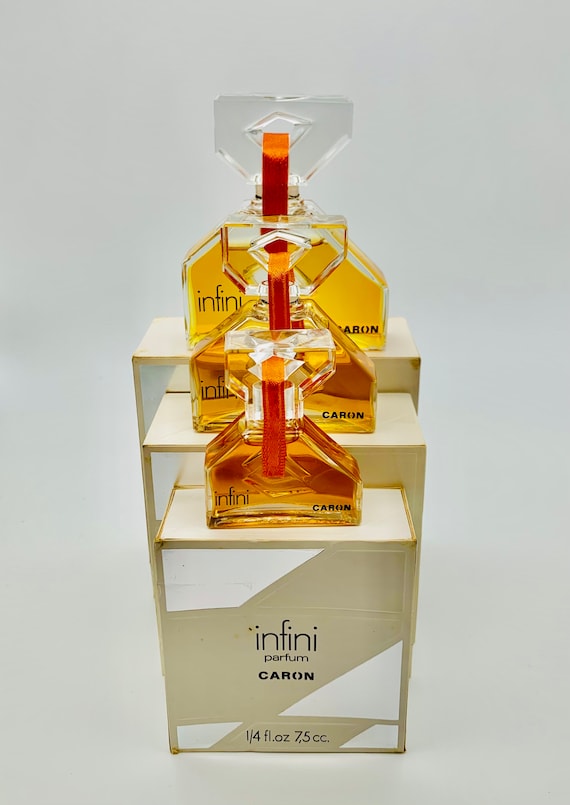 Caron Infini Original 1970 Parfum, Collection of 3 Bottles: 1 Fl