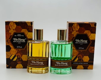 Balenciaga Ho Hang, eau de toilette 3 fl. onces et lotion après-rasage 3 onces liquides. onces Original 1971, vintage de collection, scellé