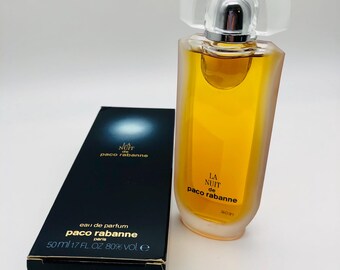 La Nuit Paco Rabanne Eau De Parfum 50ml / 1.7 Fl. Oz. Vintage
