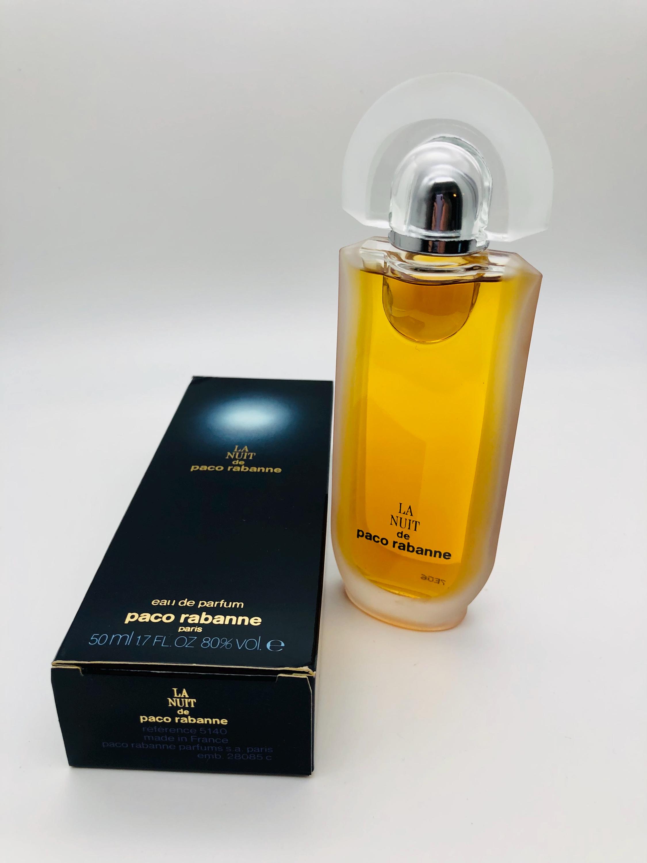 La Nuit Paco Rabanne Eau De Parfum 50ml / 1.7 Fl. Oz. Vintage