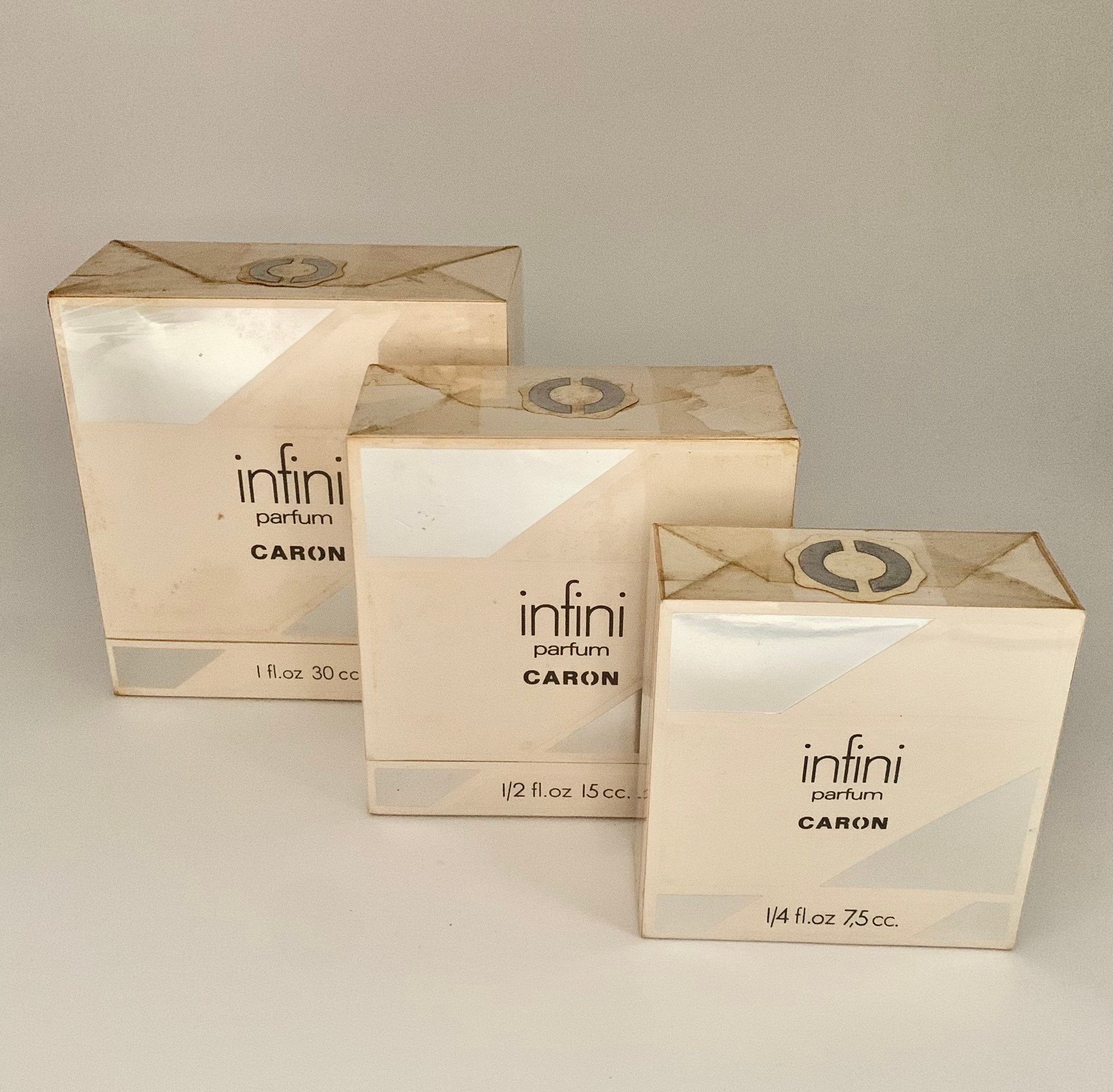 Caron Infini Original 1970 Parfum, Collection of Three Bottles: 1