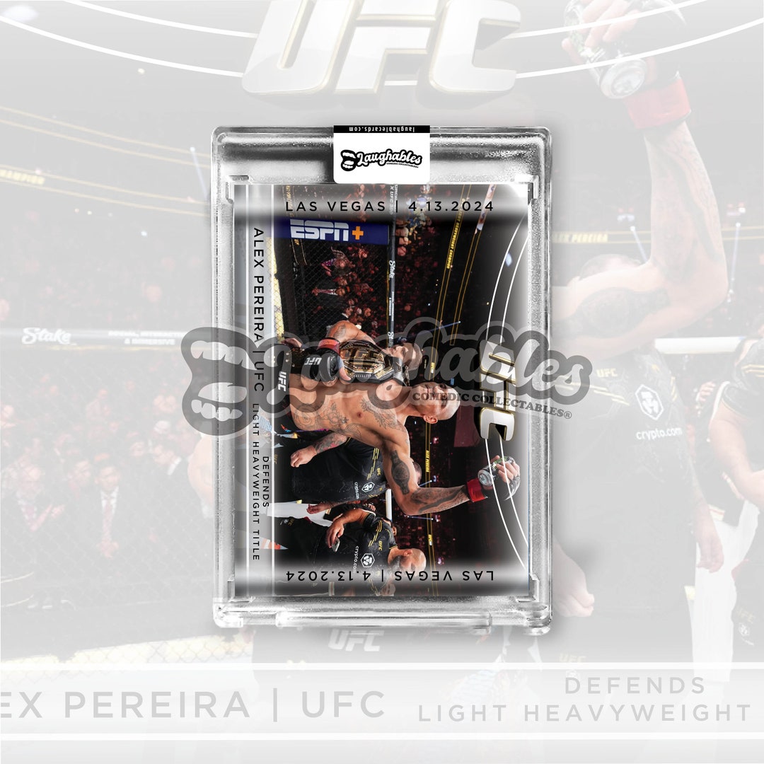 ALEX PEREIRA | UFC | Custom Art Trading Card Novelty - Etsy