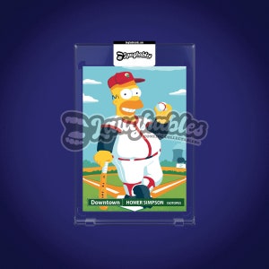 Homer Simpson | Downtown | Limited | Custom Art Trading Card Novelty