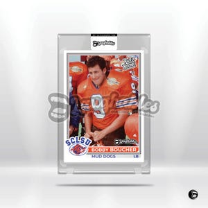 Bobby Boucher | Waterboy | Adam Sandler | Mud Dogs | Custom Trading Card Novelty