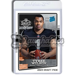 Tyree Wilson | Raiders | Custom Art Trading Football Card Novelty