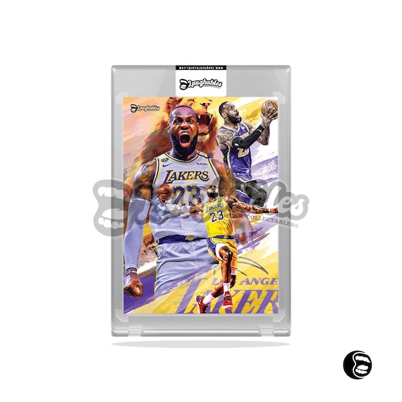 lebron james lakers basketball card