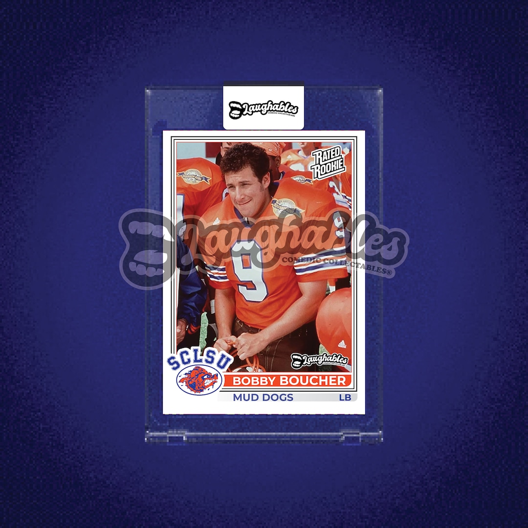 Bobby Boucher Waterboy Adam Sandler Mud Dogs Custom Trading Card