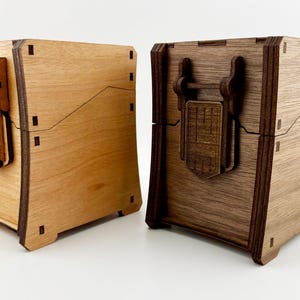 Trading Card Storage Box | Handcrafted Wooden Box