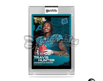 Travis Hunter | Jaguars | Custom Art | ACEO Trading Football Card Novelty