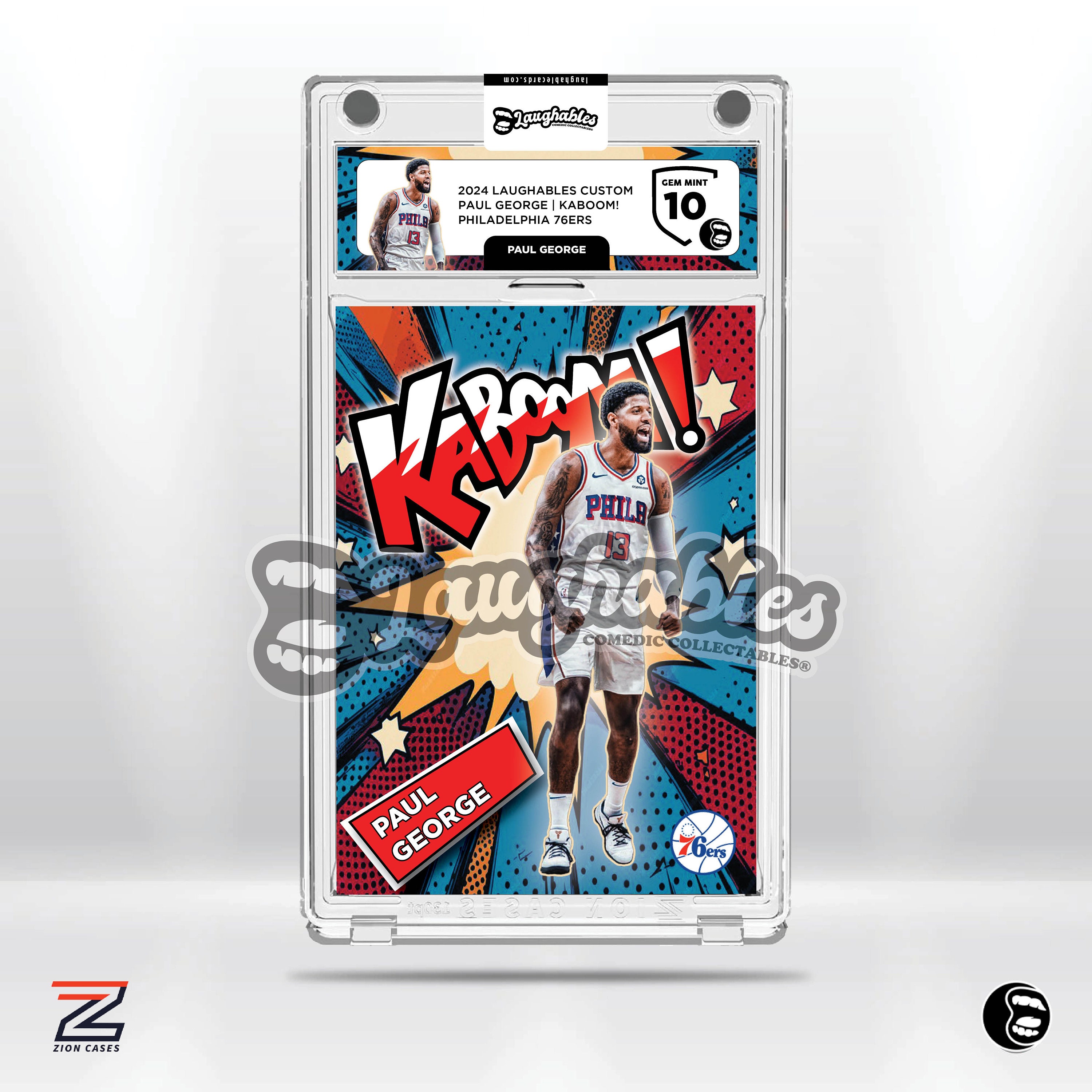 Paul George | Custom KABOOM! | Custom Art Trading Card Novelty in 