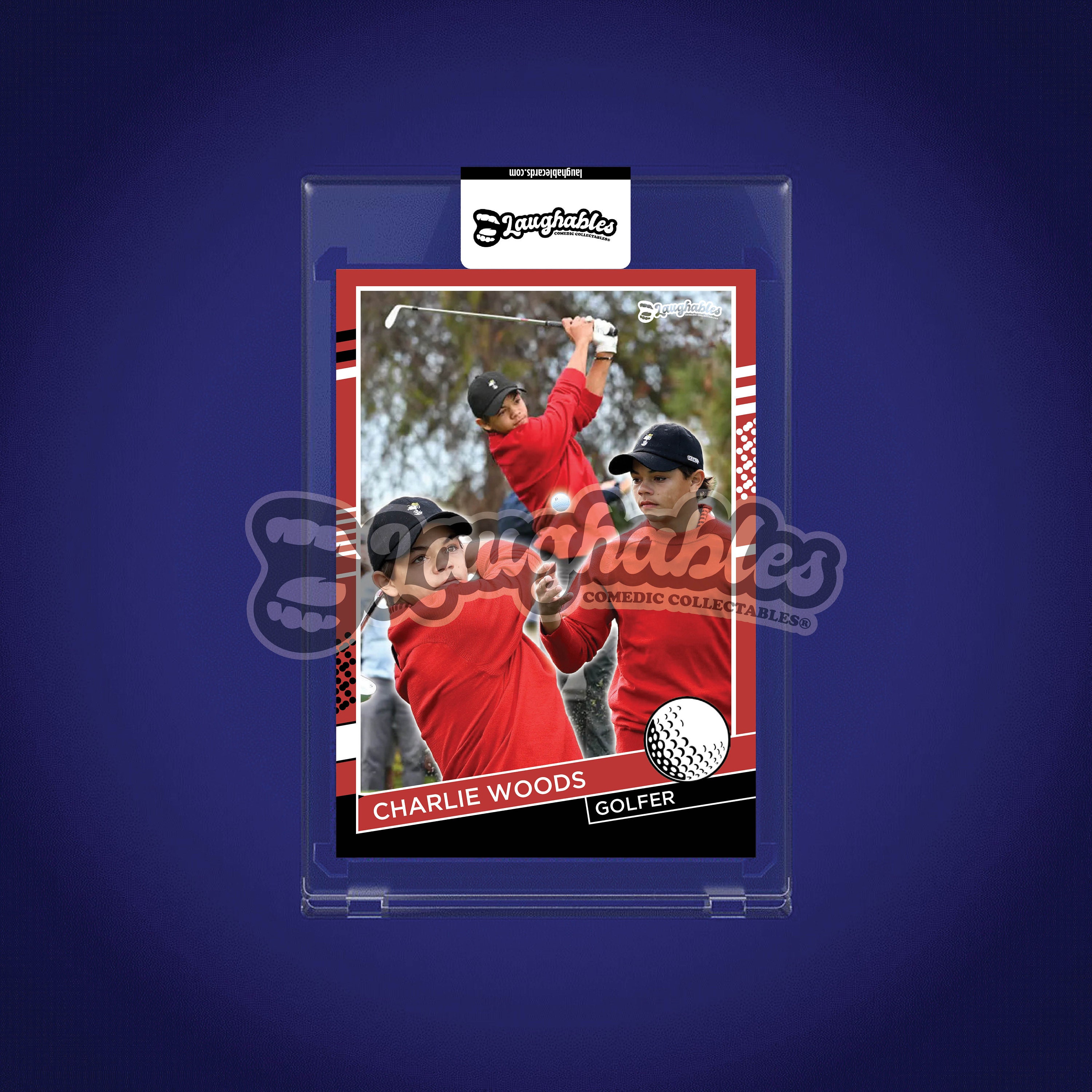 Charlie Woods | Golfer | Limited | Custom Art Trading Card Novelty