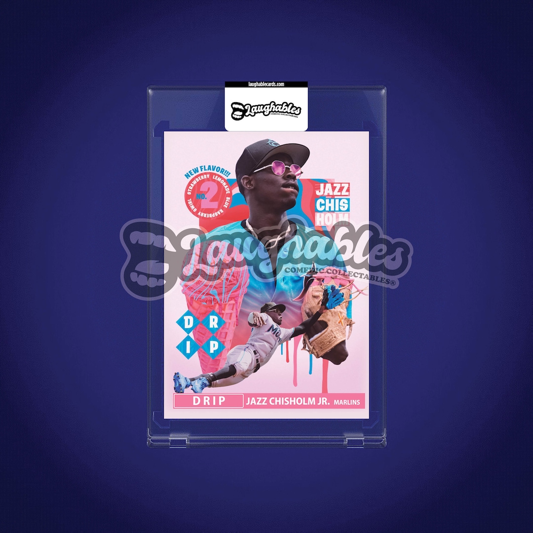 Jazz Chisholm, Jr. | DRIP | Limited | Custom Art Trading Card