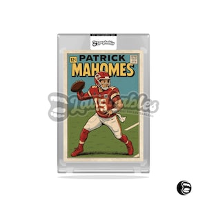 Patrick Mahomes | Kansas City Chiefs | Comic Card | Custom Art Trading Card Novelty