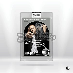 Eminem | Singer Songwriter | Raper | Custom Trading Card Novelty