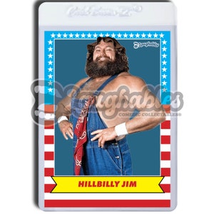 Hillbilly Jim | Wrestling Legends | Limited | Custom Art Trading Card Novelty #113