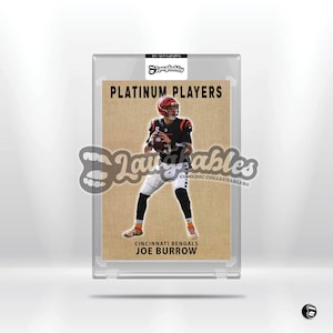 Joe Burrow | Platinum Players | Custom Art Trading Card Novelty