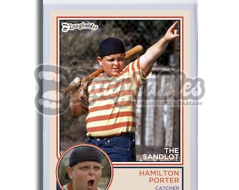 Ham Porter | Sandlot | Custom Art Trading Baseball Card Novelty