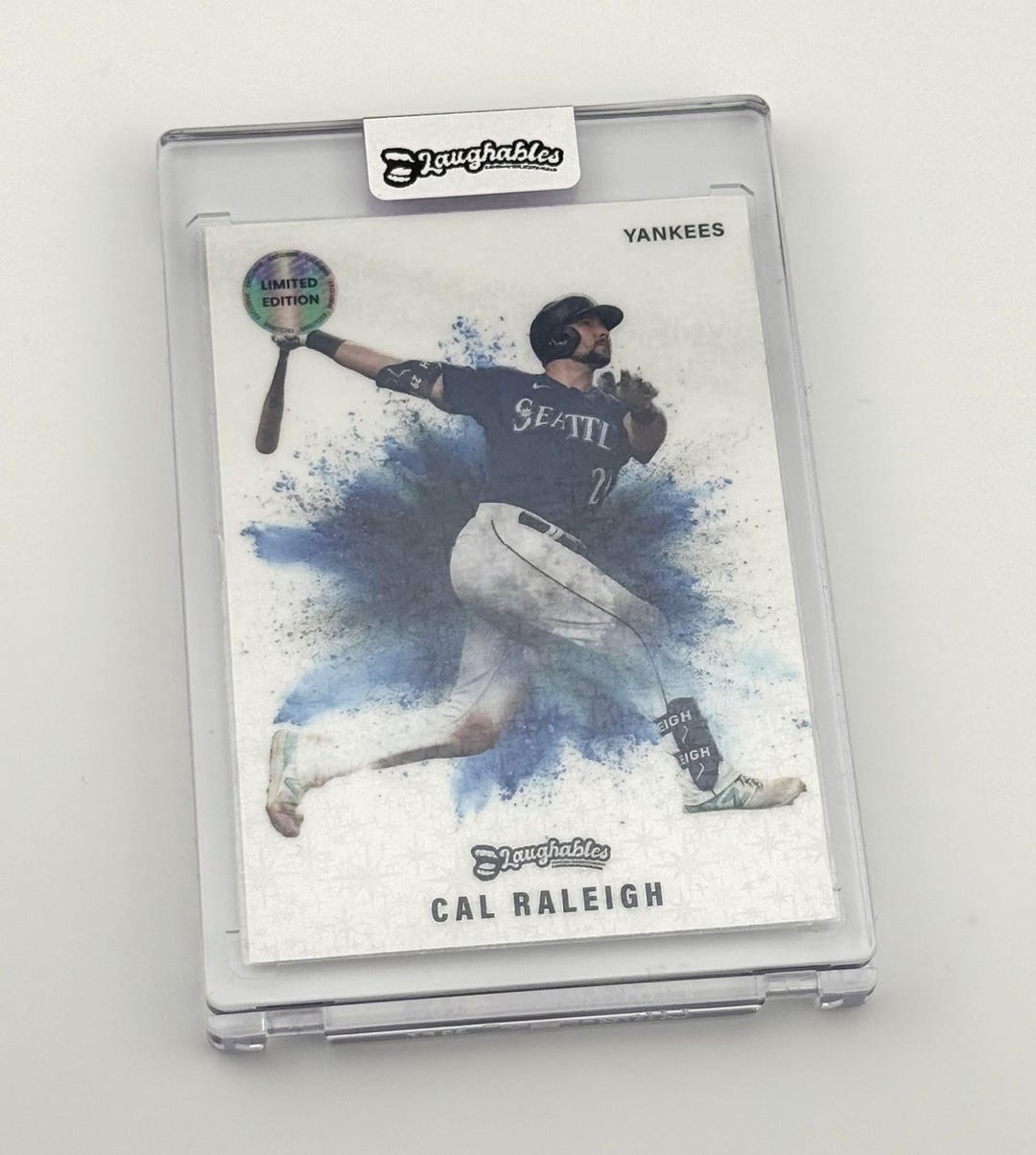 Cal Raleigh | Color Burst Holo | Limited Edition | Custom Art Baseball ...