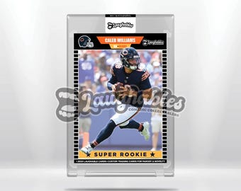 Caleb Williams | Chicago Bears | Super Rookie | Custom Art Trading Card Novelty