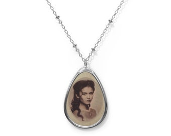 Katherine Pierce 1864 Oval Necklace