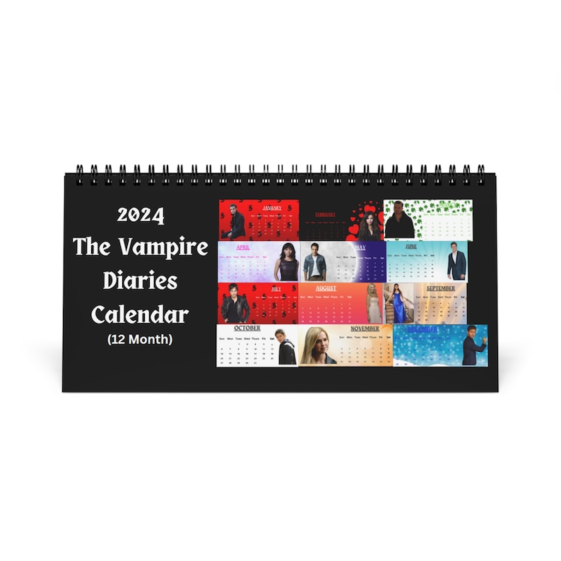 2025 the Vampire Diaries Desk Calendar Etsy
