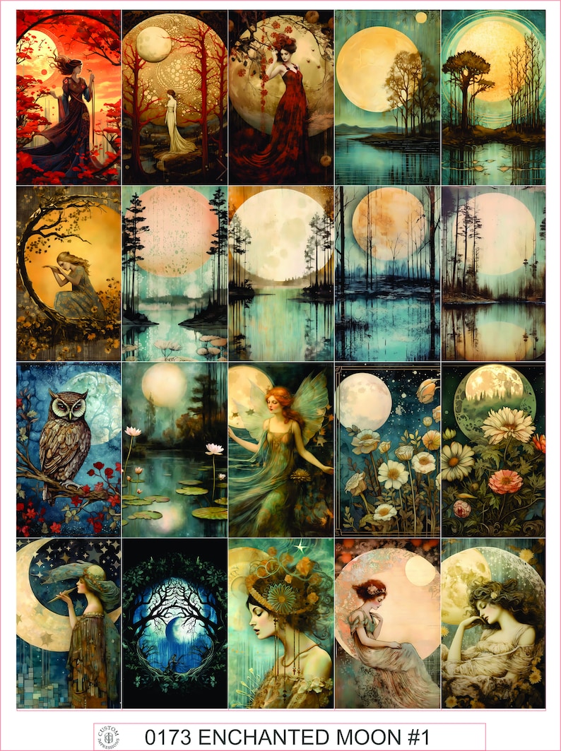 VINTAGE VELLUM STICKERS #24 - Sheet of 25 - Etsy