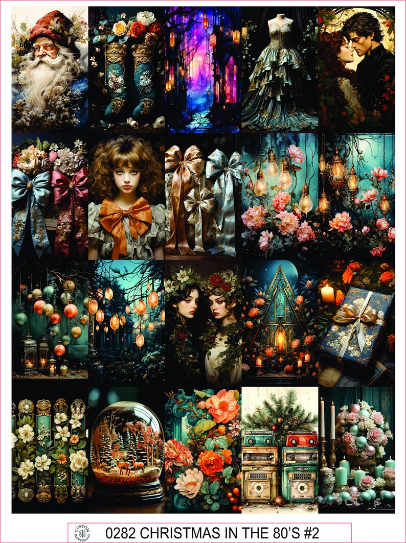 VINTAGE VELLUM STICKERS #42 - Sheet of 25 - Etsy