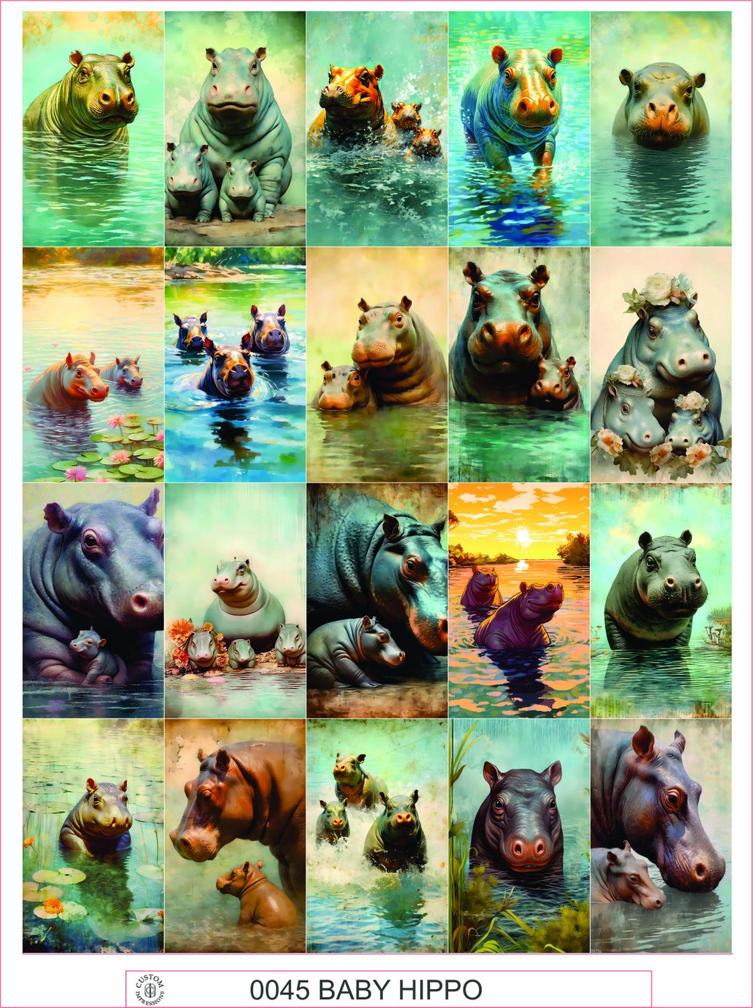 VINTAGE VELLUM STICKERS #7 - Sheet of 25 - Etsy