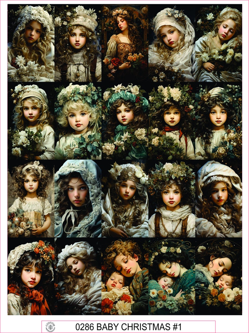 VINTAGE VELLUM STICKERS #42 - Sheet of 25 - Etsy