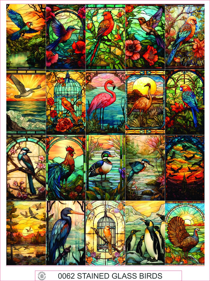 VINTAGE VELLUM STICKERS #9 - Sheet of 25 - Etsy