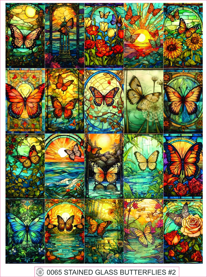 VINTAGE VELLUM STICKERS #9 - Sheet of 25 - Etsy